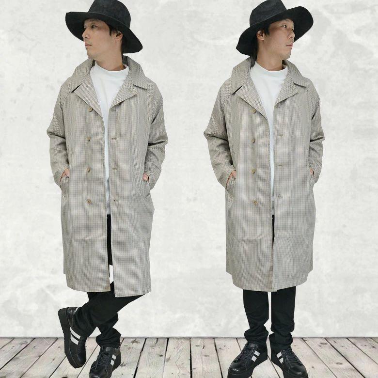 ビンテージ　ゆったり　バーバリー　ノバチェック　ステンカラー　トレンチコート バーバリー トレンチコート ノバチェック ステンカラー ヴィンテージ