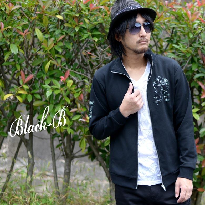 閉店セール】ラインストーン スカル ZIPブルゾン ジャケット ライト