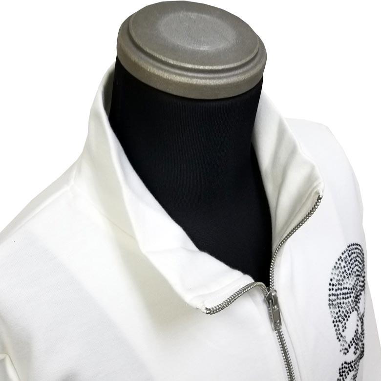 閉店セール】ラインストーン スカル ZIPブルゾン ジャケット