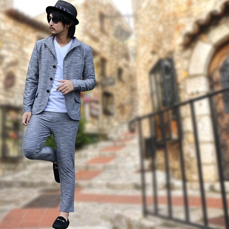 23区　イタリア製生地　セットアップスーツ バルーエクスクルーシフ スーツ セットアップ 上下セット 日本製