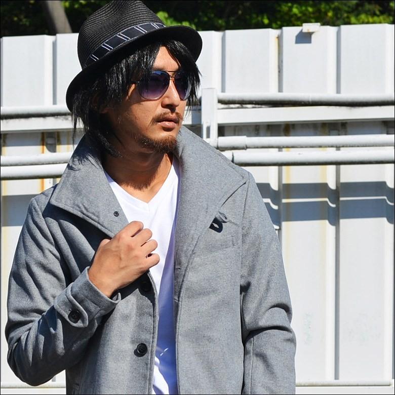 【未使用品】定価8.2万　ディーゼル　メルトンウールロングコート　Ｍ相当 高身長 ニットメルトンスタンドネックロングコート（トール