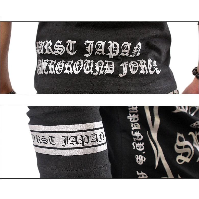 閉店セール】ジャックダニエル風 7部丈Tシャツ ロゴプリント