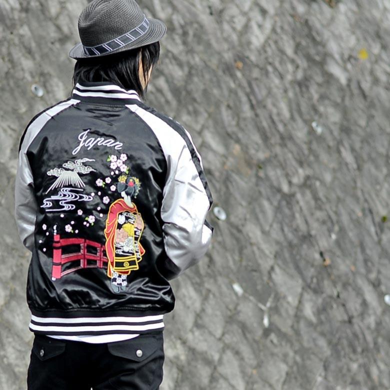 おしゃれ】 STANDARD ISSUE スタンダードイシュー スカジャン 刺繍 和