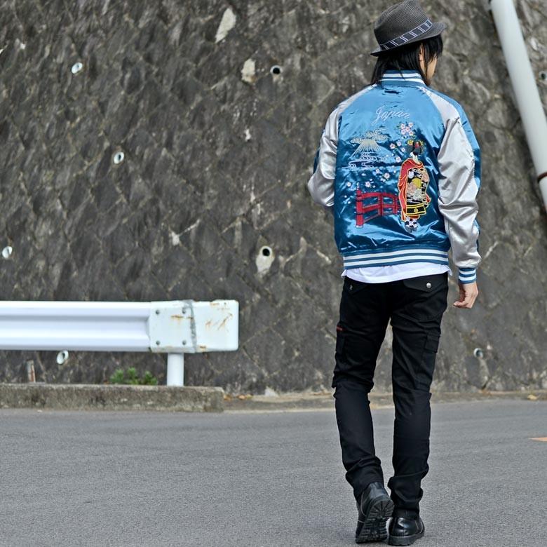 おしゃれ】 STANDARD ISSUE スタンダードイシュー スカジャン 刺繍 和