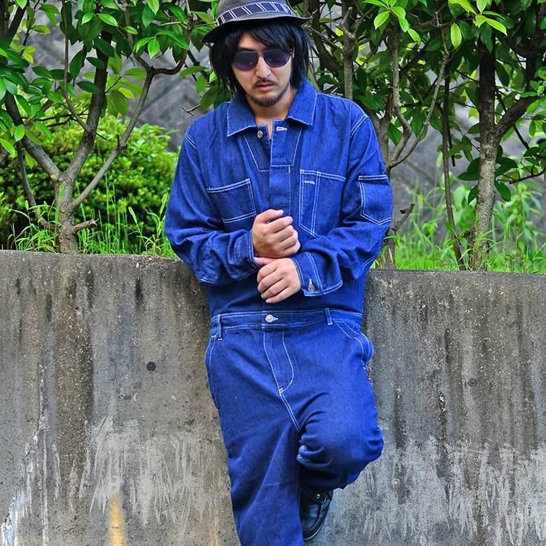 90ozデニム素材オールインワン つなぎ メンズ おしゃれ ツナギ 作業着 無地 デニム素材 長袖 オールインワン メンズ 大きい サイズ ジーンズ 933l0616 G H R Golden High Roller 通販 Yahoo ショッピング