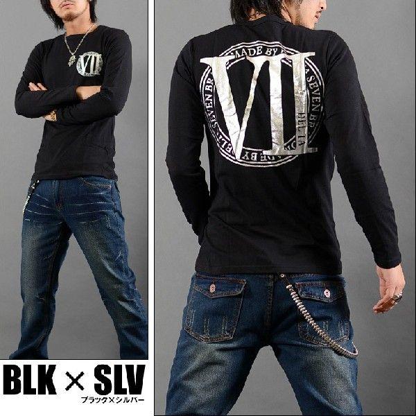 メンズ ブランドロゴ バック箔プリント 長袖ｔシャツ ブラック ゴールド シルバー 黒 銀 金 Soul Japan 悪羅悪羅 ソウルジャパン メンズ ナックル Del G H R Golden High Roller 通販 Yahoo ショッピング