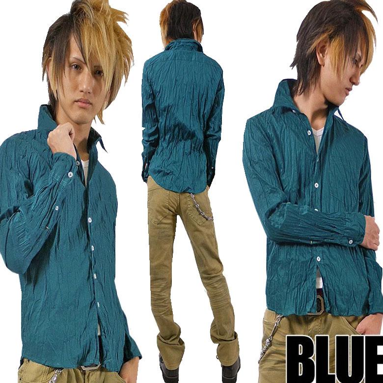 惰*眠様 LGB シワ加工 ロングシャツ 惰*眠様 LGB シワ加工 ロングシャツ