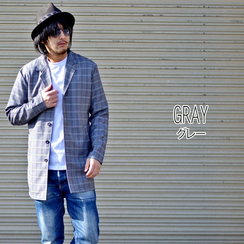 Rmanica ロマニカ メンズコート チェスターコート カントリーチェック柄薄手キャバ素材チェスターコート メンズコート Rm14aw 034 1 G H R Golden High Roller 通販 Yahoo ショッピング