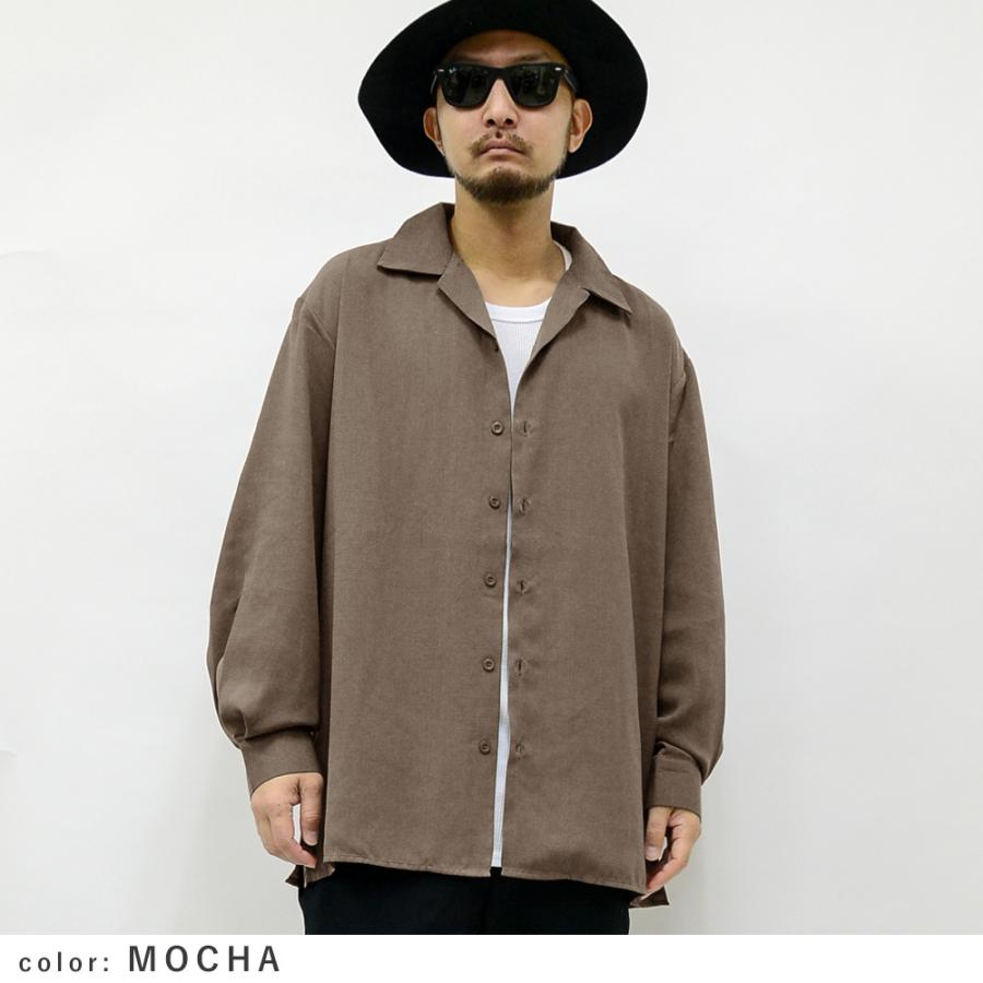 メンズ オープンカラーシャツ 開襟シャツ カラーシャツ 無地 メンズ オープンカラーシャツ 開襟シャツ カラーシャツ 無地