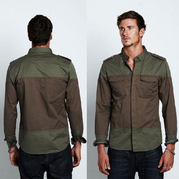 ZANEROBE (ゼインローブ) "Warfare Long Sleeve Shirt Khaki" ウォーファースロングスリーブシャツカーキ | ZANEROBE | 01