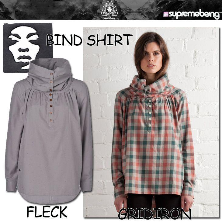 SUPREMEBEING (シュープリーム ビーイング) BIND SHIRT(バイン シャツ) ハイネックシャツ