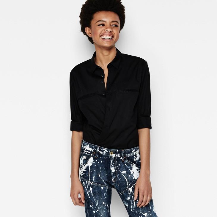 G-STAR RAW (ジースターロー) Core Boyfriend Shirt(コア ボーイ