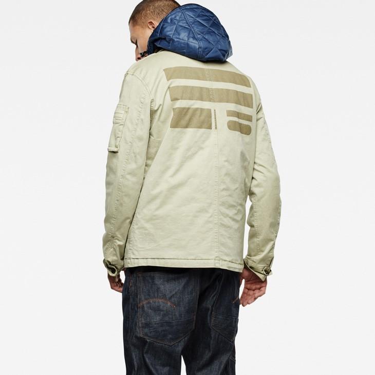 ジャケット・アウター gstar raw E LINER OVERSHIRT G-STAR（ジースター）の「E Liner Overshirt（ミリタリージャケット