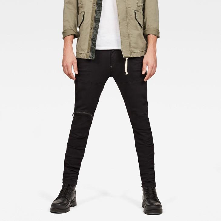 g star elwood zip knee jeans