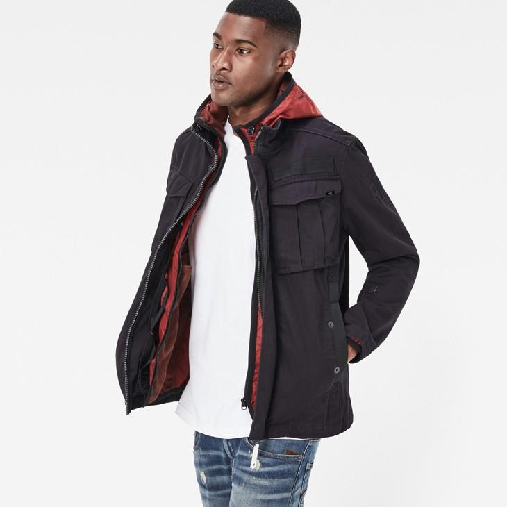 G-STAR RAW (ジースターロゥ) Rovic Hooded Liner Overshirt