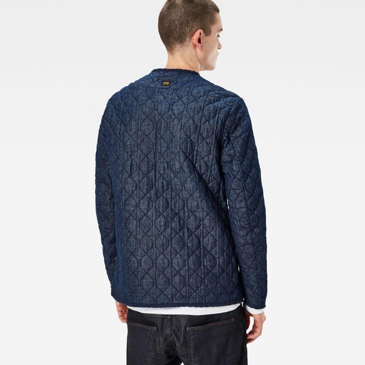 [ジースターロゥ] ジャケット オーバーシャツ スリム かっこいい 男女兼用 G-STAR RAW (ジースターロゥ) Liner Quilted Slim Overshirt