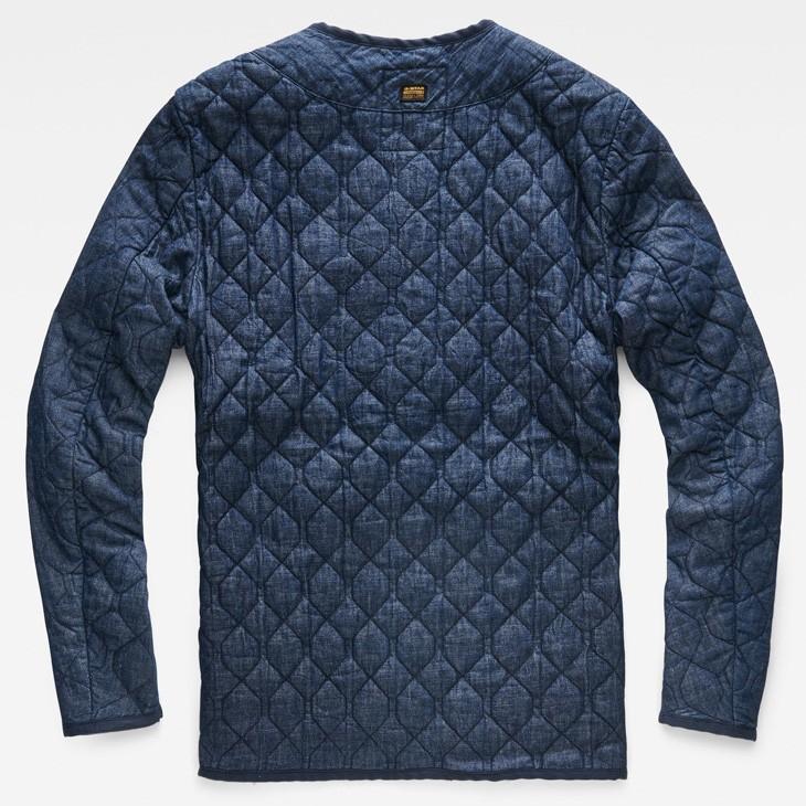 [ジースターロゥ] ジャケット オーバーシャツ スリム かっこいい 男女兼用 G-STAR RAW (ジースターロゥ) Liner Quilted Slim Overshirt