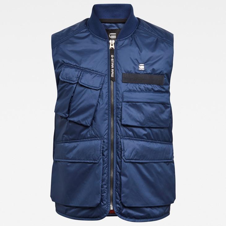 G-STAR RAW (ジースターロゥ) Multipocket Vest (マルチポケットベスト