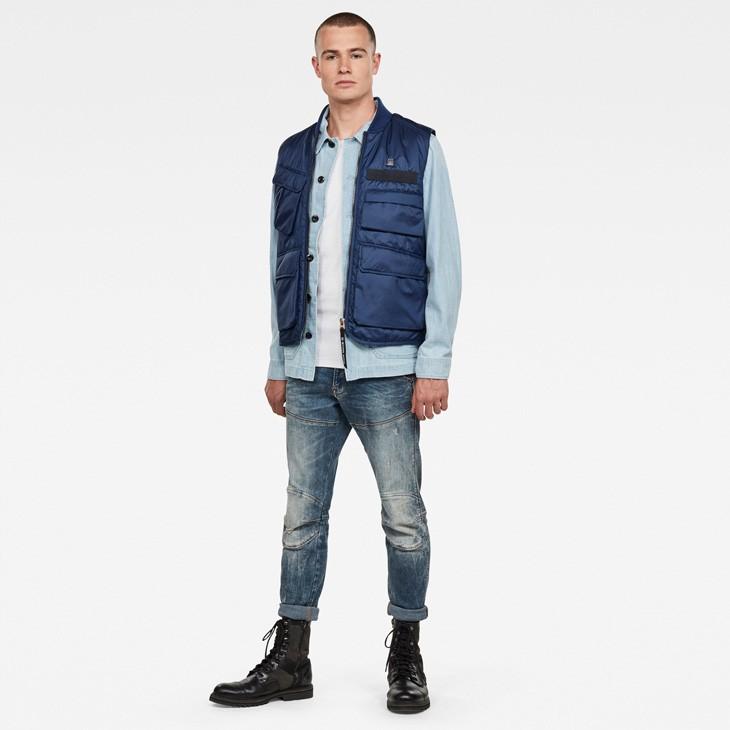 G-STAR RAW (ジースターロゥ) Multipocket Vest (マルチポケットベスト