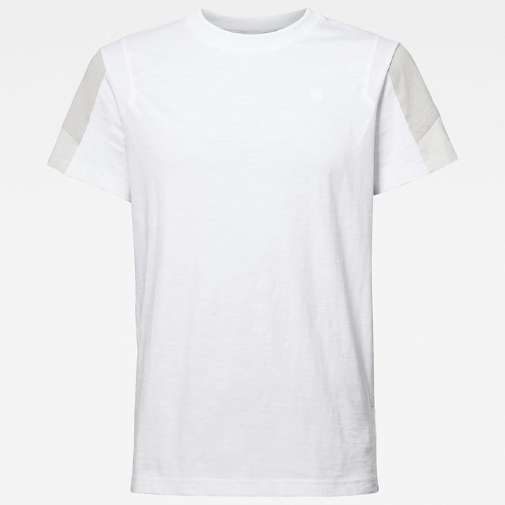 G-STAR RAW (ジースターロゥ) Motac Fabric Mix T-Shirt (モタックファブリックミックスTシャツ) 3D ストレート バイカー半袖 Tシャツ｜giamb｜02
