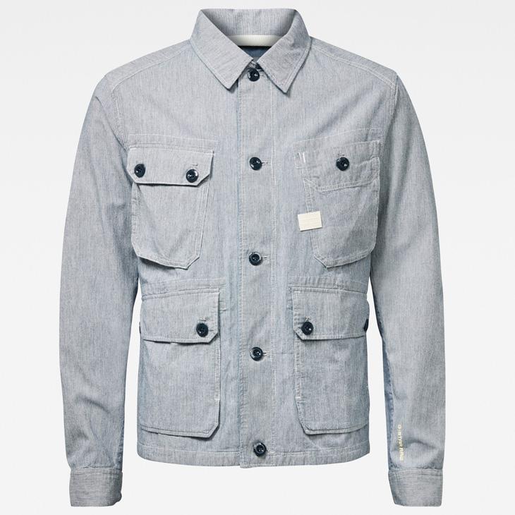 新品　G-STAR RAW WORKER OVERSHIRT ジースターロウS G-Star RAW｜【公式ショップ】WORKER OVERSHIRT/ミリタリーディテール