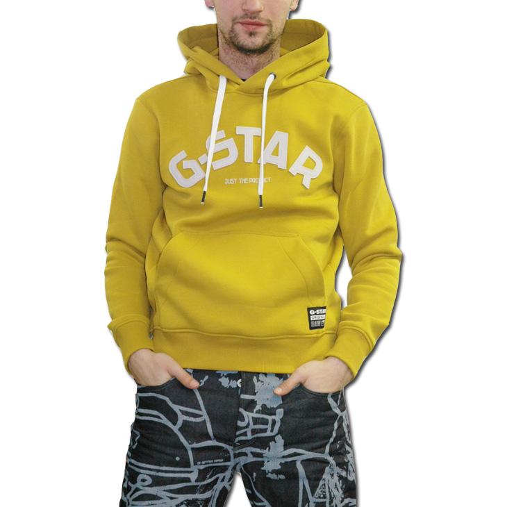 G-STAR RAW (ジースターロゥ) Varsity Felt Hooded Sweater