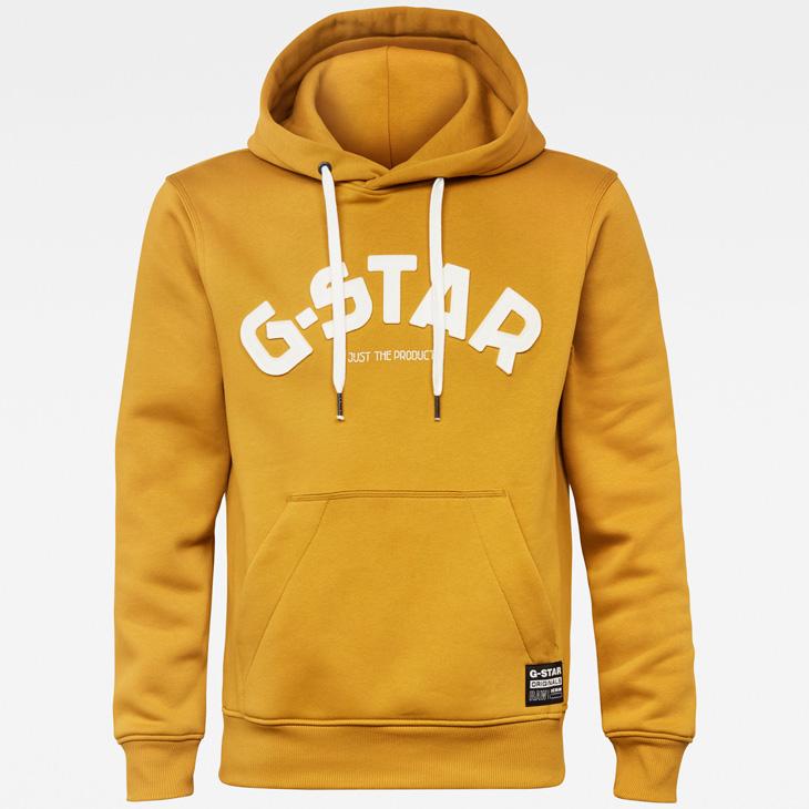 G-STAR RAW (ジースターロゥ) Varsity Felt Hooded Sweater