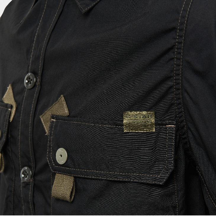 G-STAR RAW (ジースターロゥ) UTILITY POPLIN INDOOR JACKET（ユウティ 