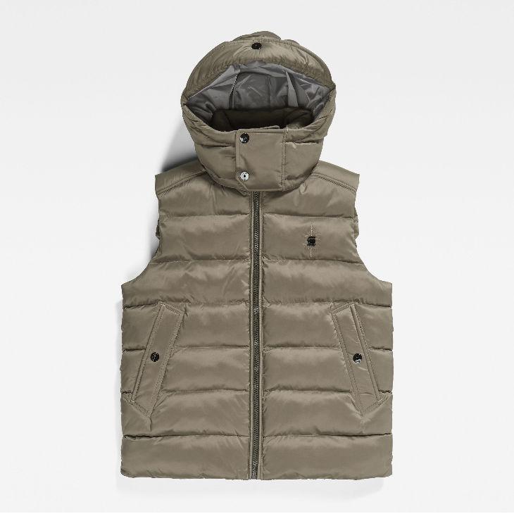 G-STAR RAW (ジースターロゥ) G-WHISTLER PADDED HOODED VEST