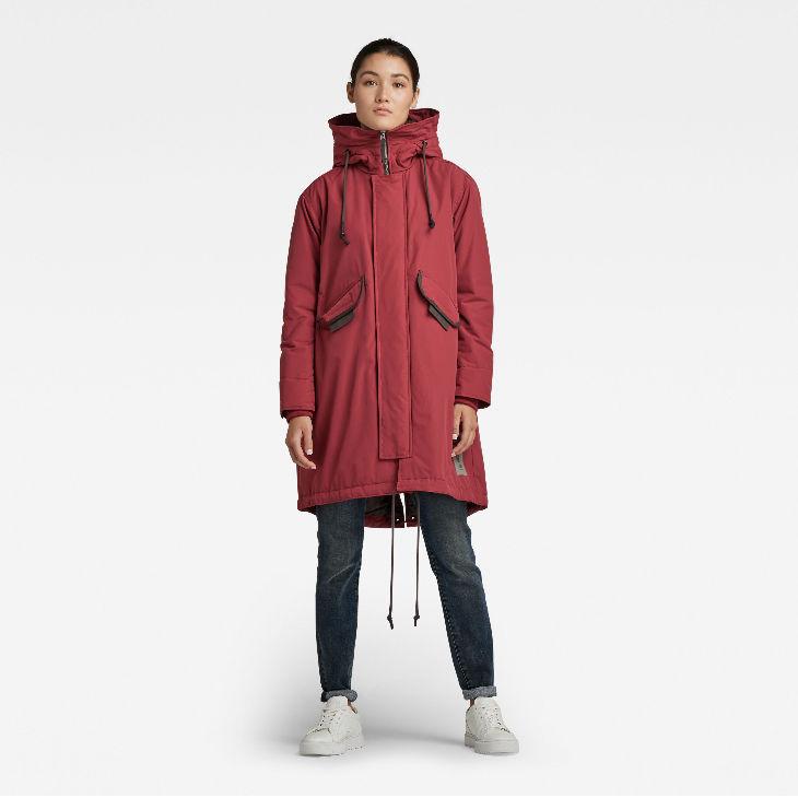 G-STAR RAW (ジースターロゥ) HOODED FISHTAIL PARKA (フゥーディー 