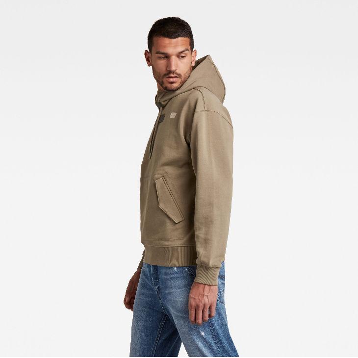 G-STAR RAW (ジースターロゥ) POCKET DETAIL LOOSE HOODED SWEATER 