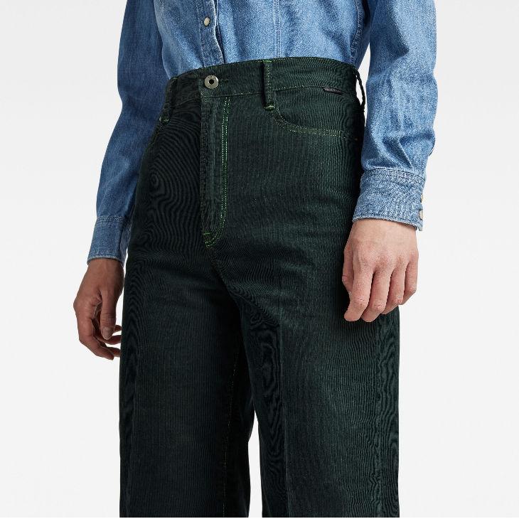 送料込★G-Star★ハイウエスト Deck Ultra Wide デニム Deck Ultra High Wide Leg Jeans | Dark blue | G-STAR® US