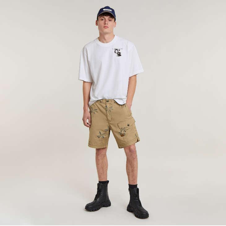 G-STAR RAW (ジースターロゥ) SPORT TRAINER SHORTS ALLOVER (スポーツ