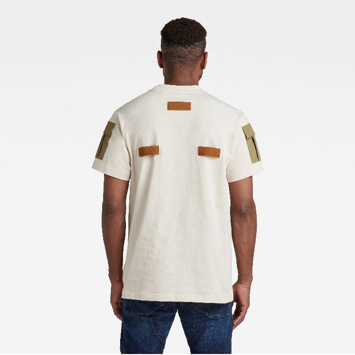 G-STAR RAW (ジースターロゥ) UTILITY MIX POCKET LOOSE T-SHIRT
