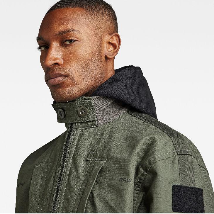 G-STAR RAW (ジースターロゥ) COMBAT TAPE OVERSHIRT G-STAR RAW (ジースターロゥ) COMBAT TAPE OVERSHIRT