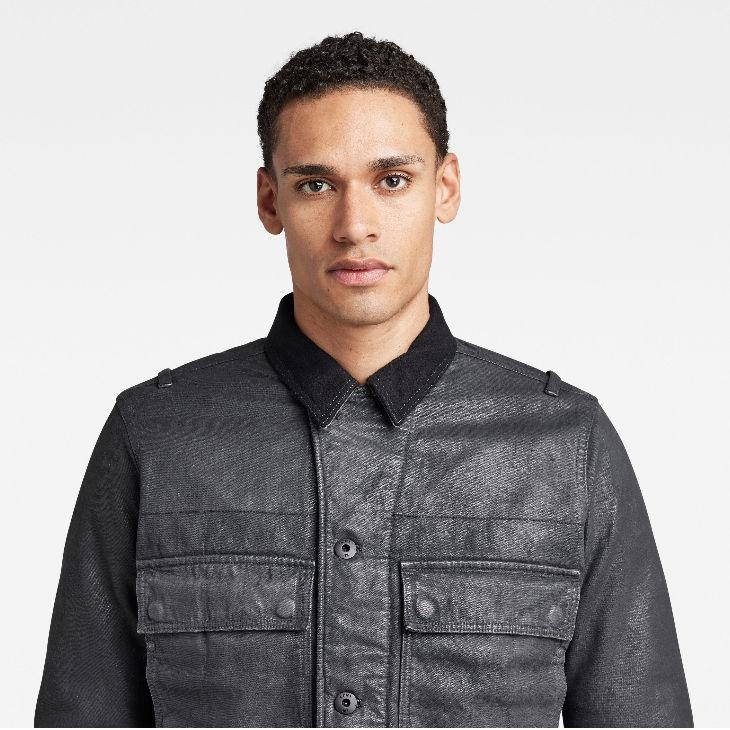 G-STAR RAW (ジースターロゥ) UNISEX UTILITY FLAP POCKET LINED