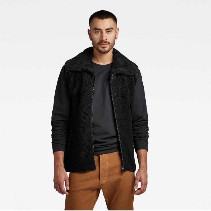 G-STAR RAW (ジースターロゥ) DAST SHEARLING KNITTED BODYWARMER