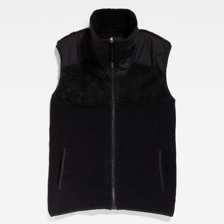 G-STAR RAW (ジースターロゥ) DAST SHEARLING KNITTED BODYWARMER 