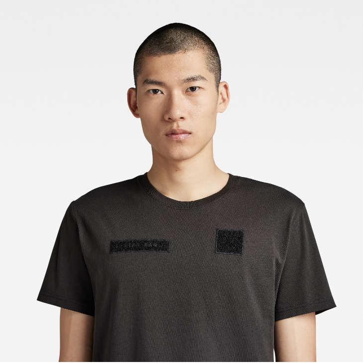 G-STAR RAW (ジースターロゥ) VELCRO T-SHIRT (ベルクロTシャツ) サステナブル 半袖Tシャツ｜giamb｜11