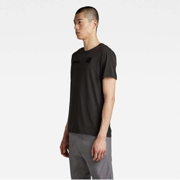 G-STAR RAW (ジースターロゥ) VELCRO T-SHIRT (ベルクロTシャツ) サステナブル 半袖Tシャツ｜giamb｜07