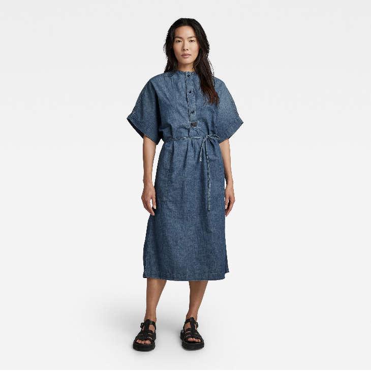 G-STAR RAW (ジースターロゥ) ADJUSTABLE WAIST DRESS (アジャストブル 