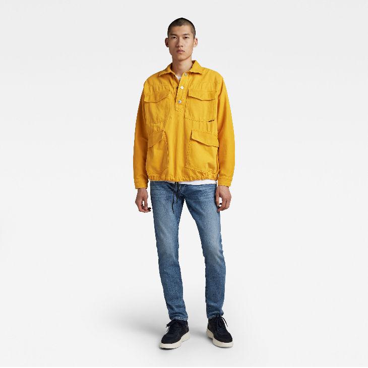 【G-STAR RAW】ジースターロゥ シャノラック シャツブルゾン M-L相当 G-STAR RAW (ジースターロゥ) SHANORAK (シャノラック) サステナブル