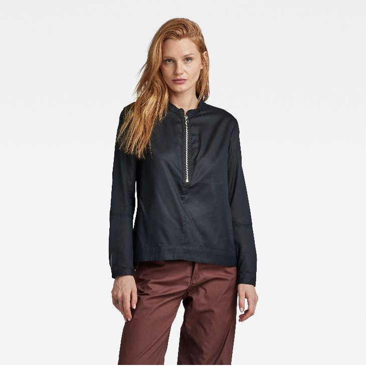 G-STAR RAW (ジースターロゥ) ZIP SHIRT (ジップ シャツ) サステナブル