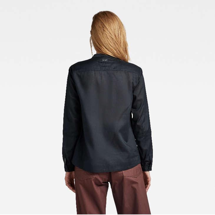 G-STAR RAW (ジースターロゥ) ZIP SHIRT (ジップ シャツ) サステナブル
