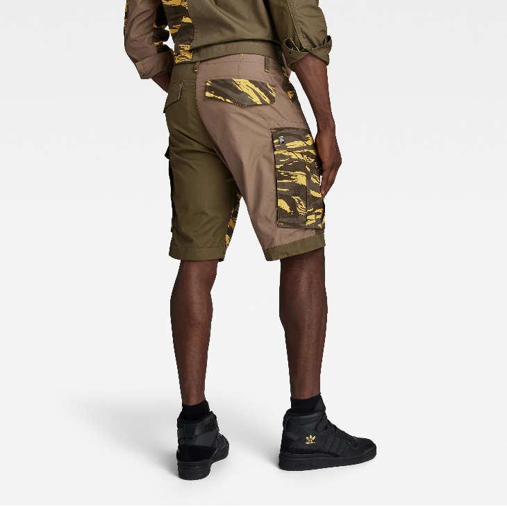 G-STAR RAW (ジースターロゥ) ROVIC MIX ZIP RELAXED SHORTS