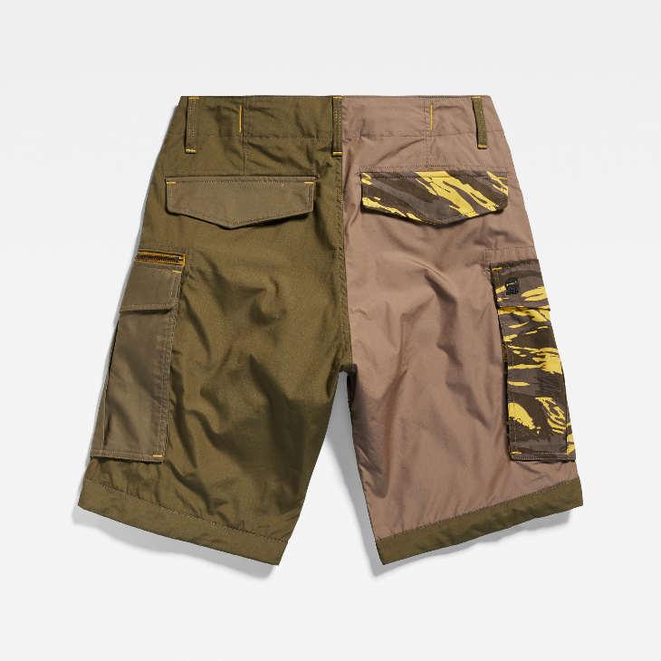 G-STAR RAW (ジースターロゥ) ROVIC MIX ZIP RELAXED SHORTS (ロー