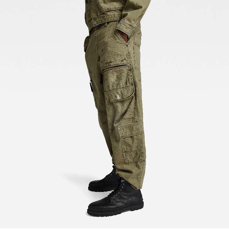 G-STAR RAW (ジースターロゥ) MULTI POCKET CARGO RELAXED JEANS