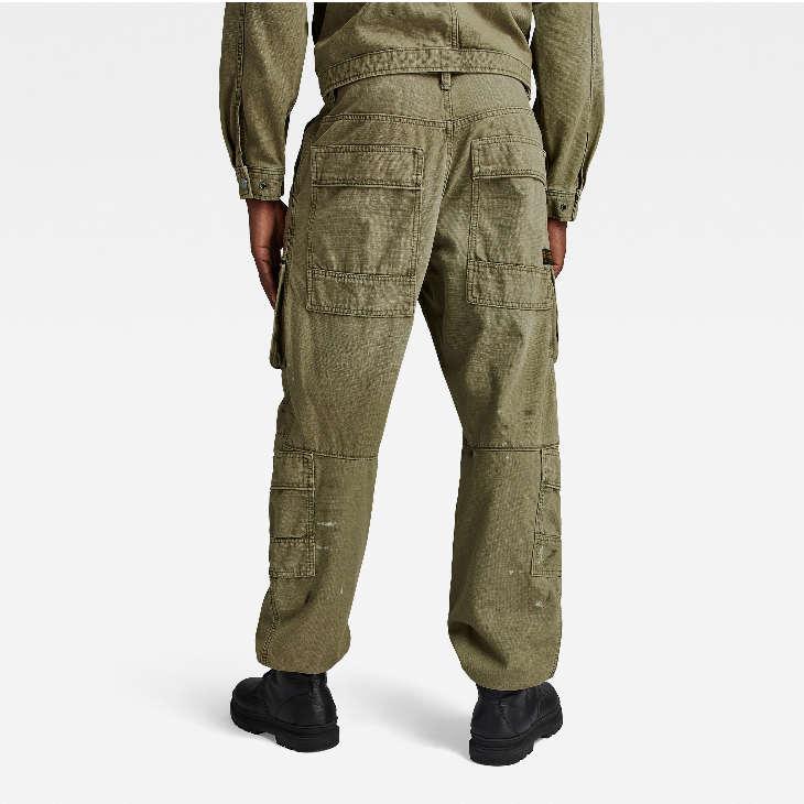 G-STAR RAW (ジースターロゥ) MULTI POCKET CARGO RELAXED JEANS