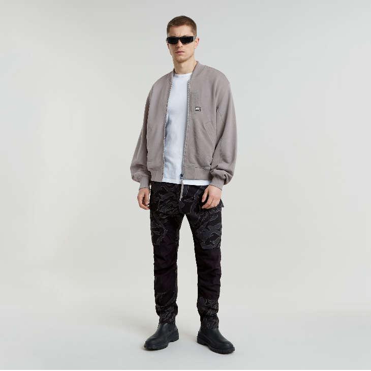 G-STAR RAW (ジースターロゥ) GA-1 GRAPHIC LOOSE BOMBER SWEATER (GA