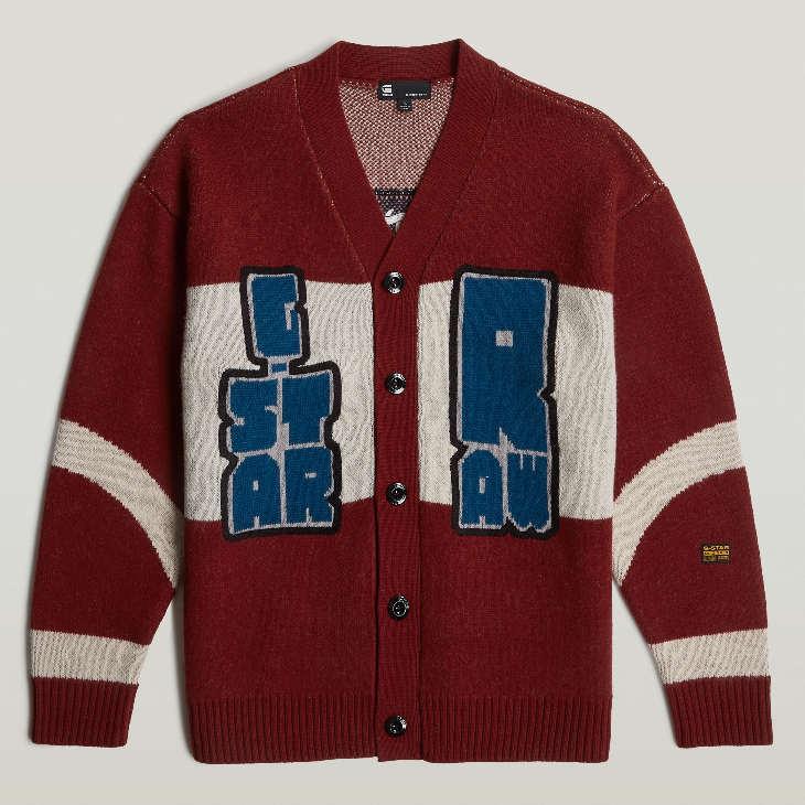 G-STAR RAW (ジースターロゥ) HOLIDAY LOOSE KNITTED CARDIGAN 
